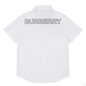 Burberry White Boy's Shirt. Size youth 15. Like New.